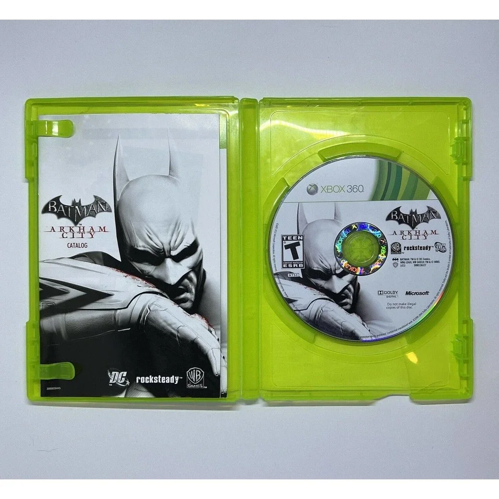 Xbox 360 Batman: Arkham City with Manual Microsoft CIB Tested Working